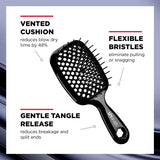 FHI HEAT Unbrush, Red - Detangling Hair Brush Red