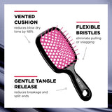 FHI HEAT Unbrush, Red - Detangling Hair Brush Red